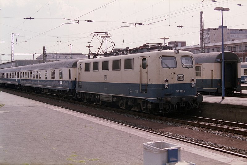 141 418-4 Mnster Hbf 04-08-1992.