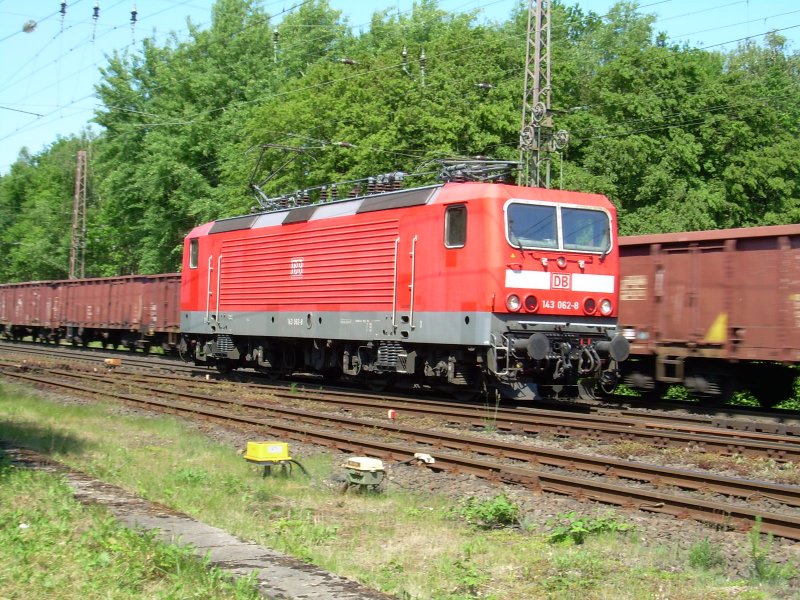 143 062 als Lz auf dem Weg nach Hannover