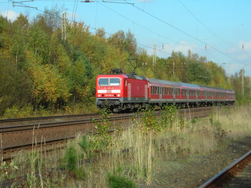 143 062 mit dem RE Celle-Hannover