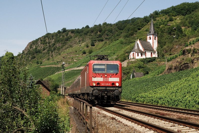 143 129 mit RB 12223 in Hatzenport (16.07.2007)