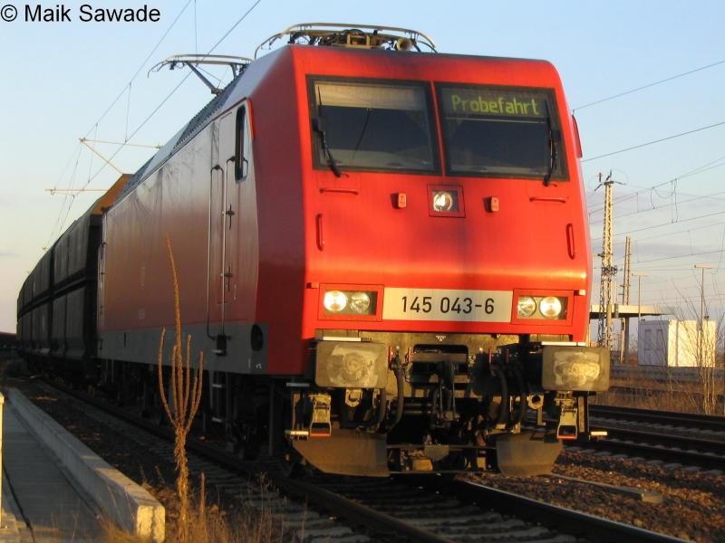145 043-6 in Nauen am 19.03.2005
