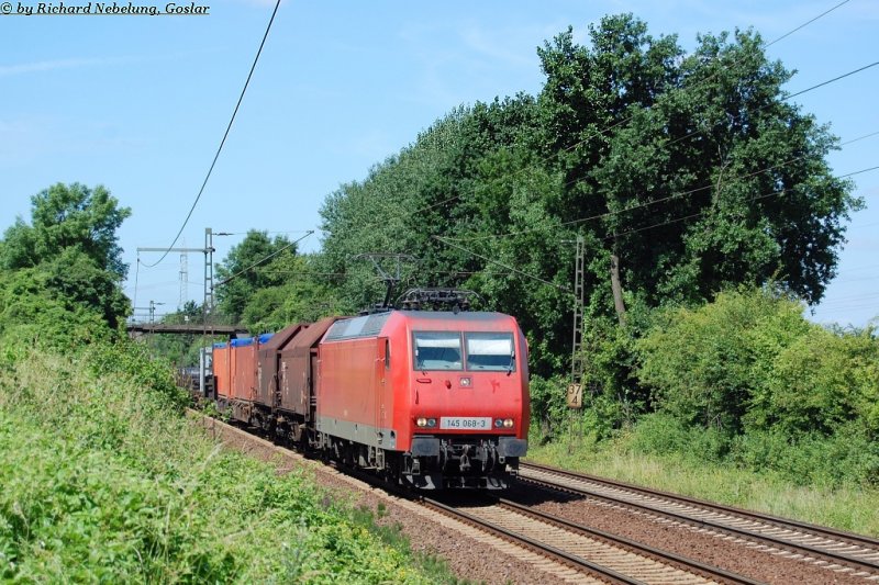 145 068 am 24.06.08 durch Ahlten Richtung Lerthe
