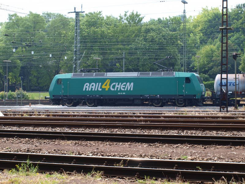 145-CL 005 der Rail 4 Chem rangiert auf dem Aachener Westbahnhof