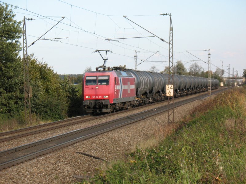 145 CL 011 am 29.9.07 bei Hattenhofen