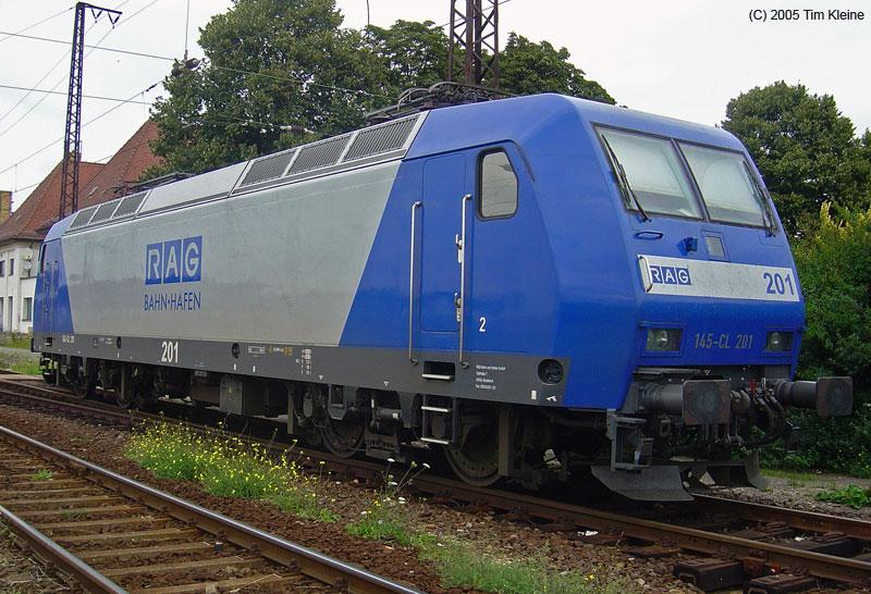 145-CL 201 der RAG steht am 11.08.2005 abgestellt in Grokorbetha.
