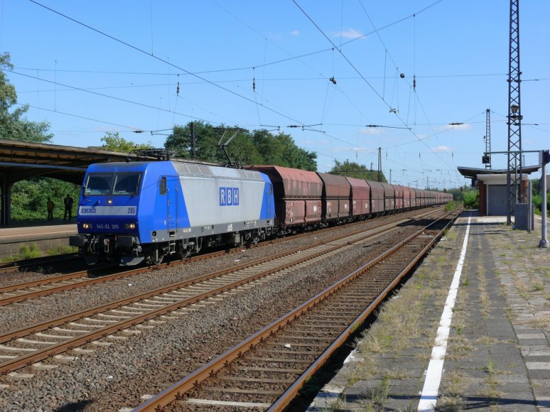 145-CL 205 der RAG Bahn+Hafen in Herne am 9.9.2008