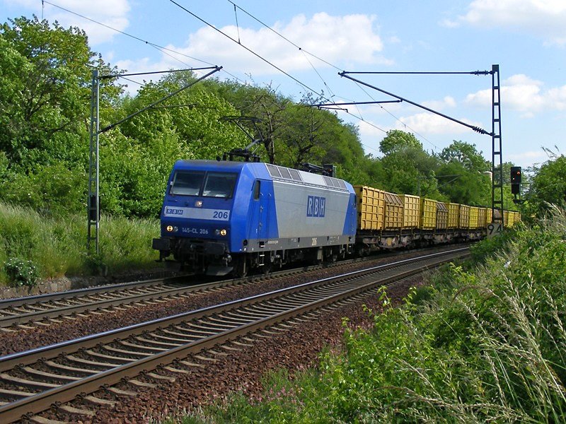 145-CL 206 der RBH am 23.5.2009 bei Niederau.