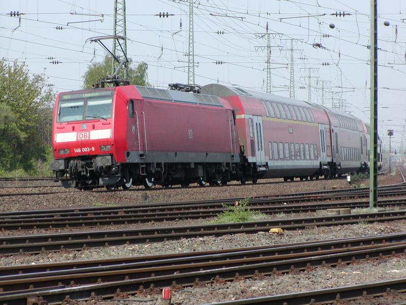 146 003 am 06.05.2006 in Koblenz-L�tzel