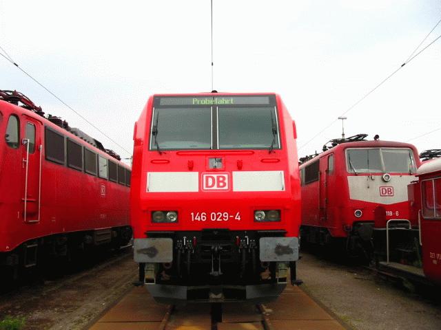 146 029 in Dortmund Betriebsbahnhof