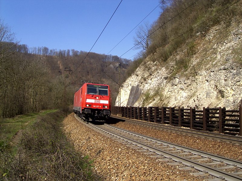 146 207 auf den Weg nach Lindau in Geislingen