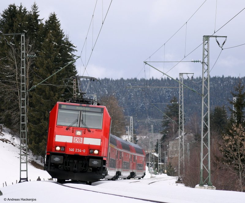 146 234-0 mit dem IRE 4705 (Karlsruhe Hbf-Konstanz) am km 69,2 08.03.09