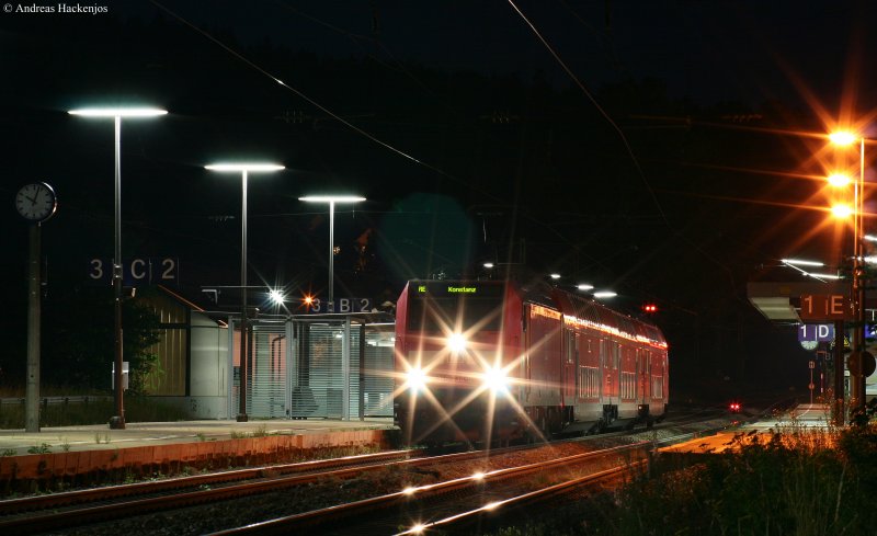 146 234-0 mit dem RE 4737 (Karlsruhe Hbf-Konstanz) in St.Georgen(Schwarzw) 5.8.09
