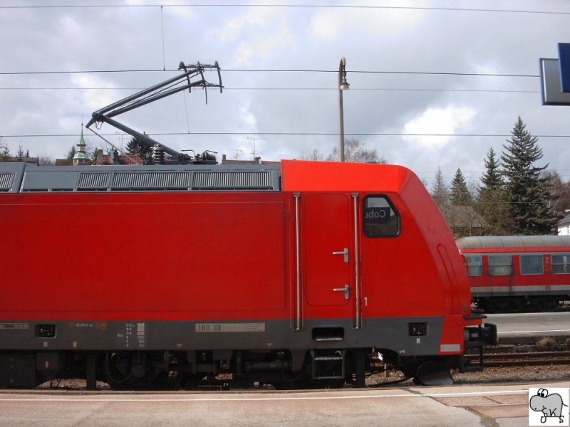 146 251-5 am 02. April 2006 im Coburger Bahnhof.