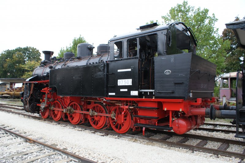 150 Jahre Eisenbahn in Reutlingen. Zahnradlok 97 501 der ZHL Westbahnhof in Reutlingen am 18.09.2009
