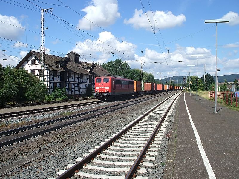 151 003-1 am 1.8.2007 in Kreiensen