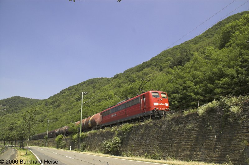 151 033 am 17.6.2006 bei Kaub
