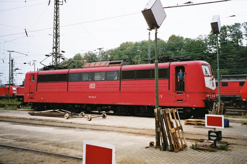 151 033 am 4.8.04 in Saarbrcken.