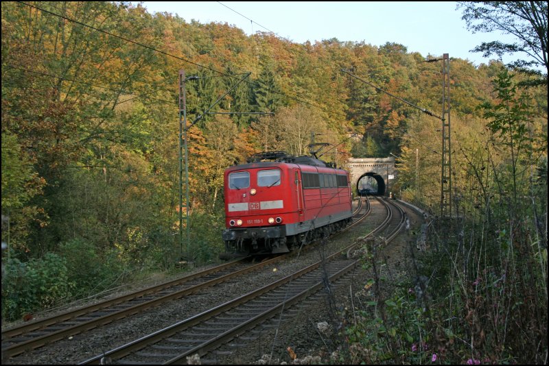 151 159 fhrt bei Plettenberg als Lz von Finnentrop Richtung Norden. (08.10.07)