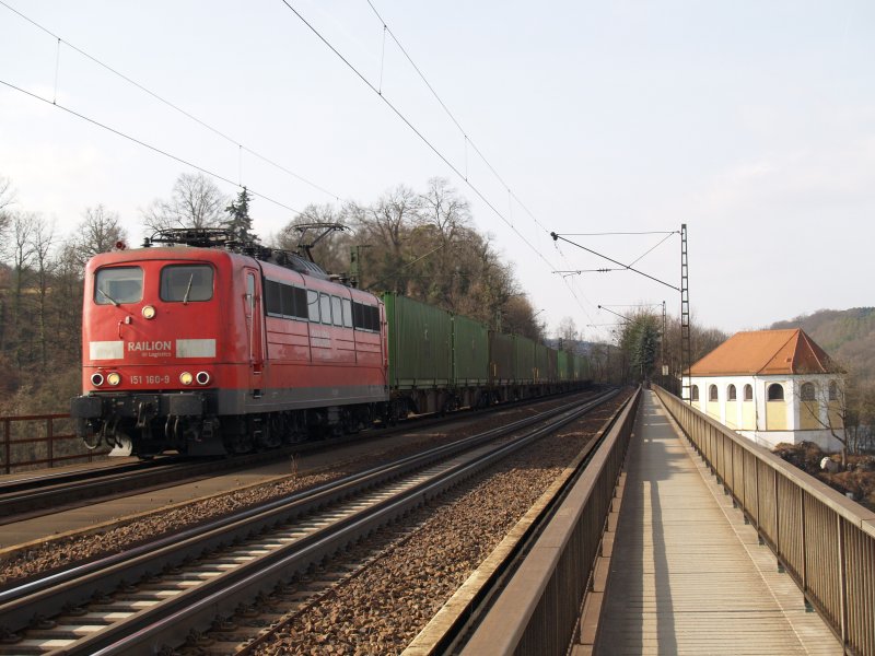 151-160 am 23.02.2008 auf der Mariaorterbr�cke