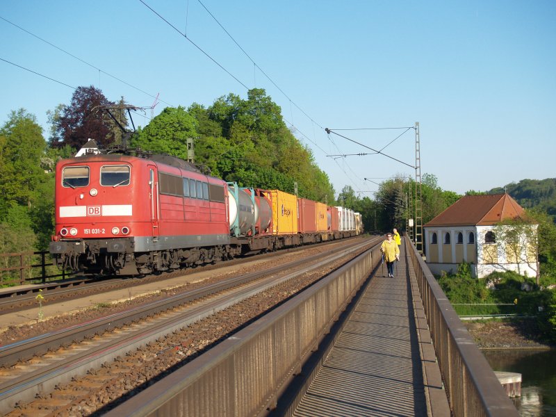 152-032 am 10.05.2008 auf der Mariaorterbrcke
