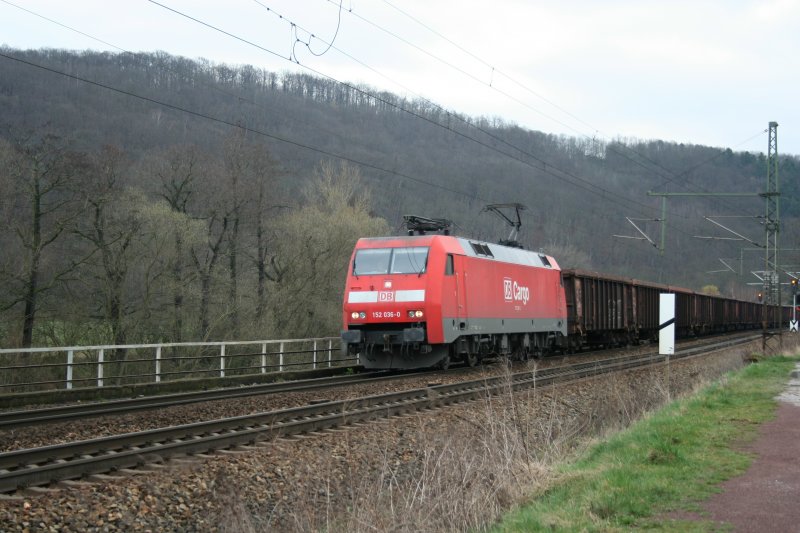 152 036-0 am 17.03.2008 bei Bad Ksen.