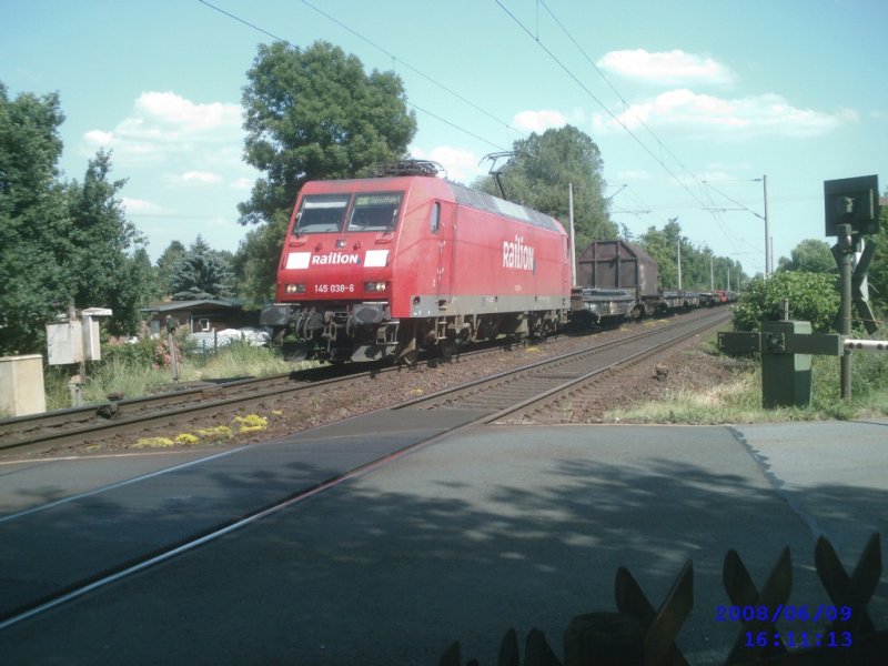 152 038-6 H�he Peine am 10.06.2008