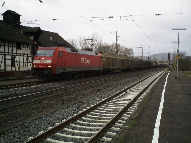 152 054-3 mit GZ am 03.02.2007 durch Kreiensen.
