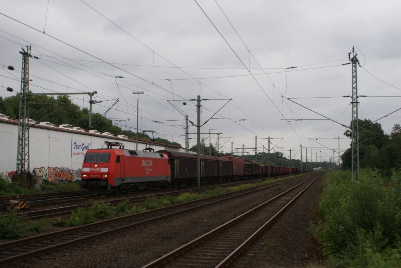 152 096-4 mit gem. GZ in Dsseldorf Eller am 22.07.2008