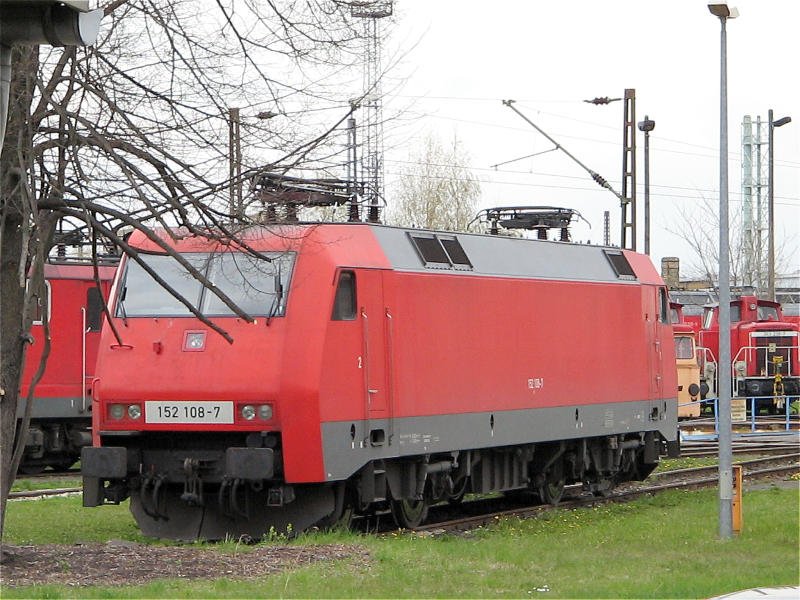 152 108 im BW Engeldsorf vom Spionageblick Haltepunkt Werkst�tten aus aufgenommen, 16.04.08