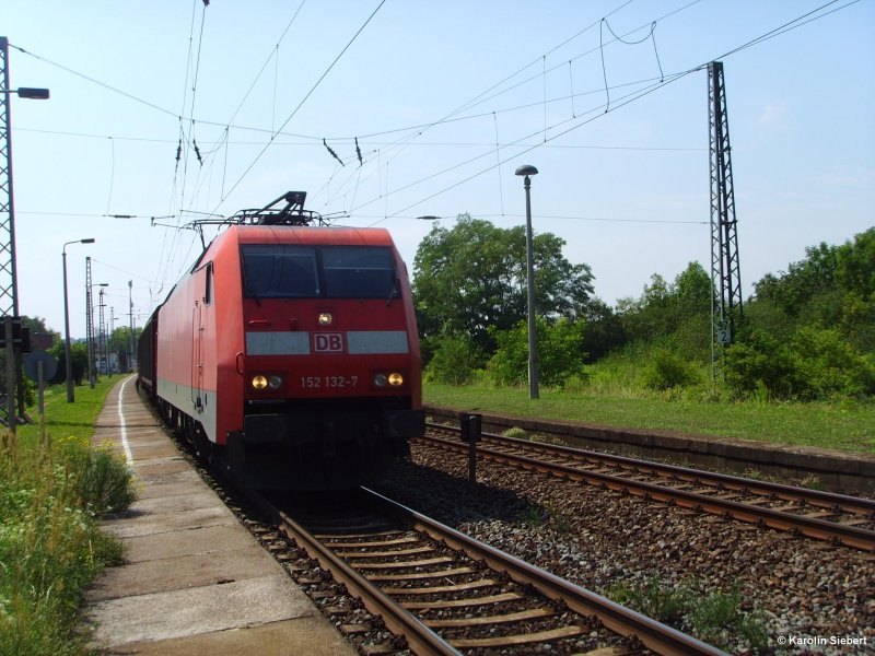 152 132 bei einer Durchfahrt in Leiling am 20.07.2007