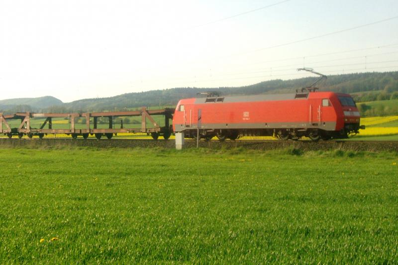 152-154 in Richtung Eisenach am 01. Mai 2005 bei Herleshausen.