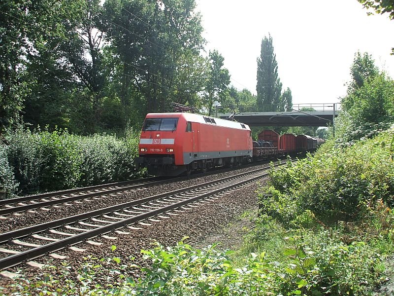 152 159-0 am 08.09.2007 mit gem.GZ in Limmer an der GUB Hannover