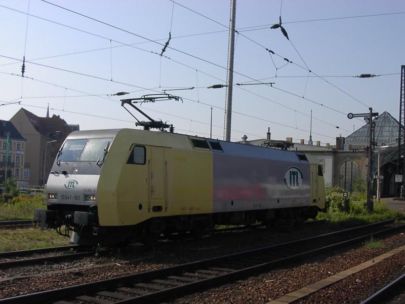 152 901 (ES64 F - 901) in Dresden-Neustadt (August 2005)