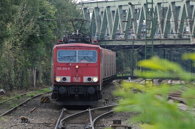 155 016 durchfhrt Recklinghausen-Sd. 07.09.2009