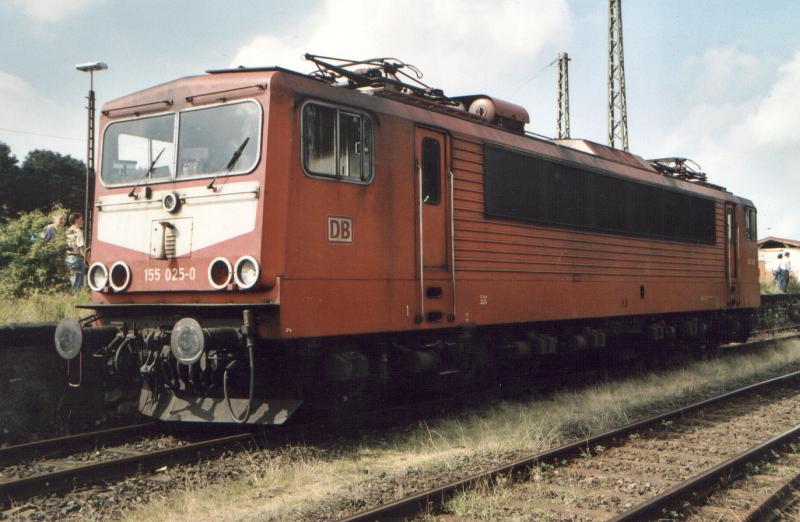 155 025-0 in Aachen-west am 10-9-2000
