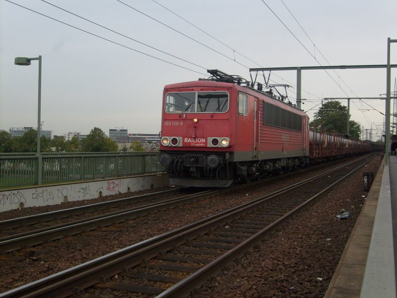 155 120 am 05.09-07 auf der Klner Sdbrcke