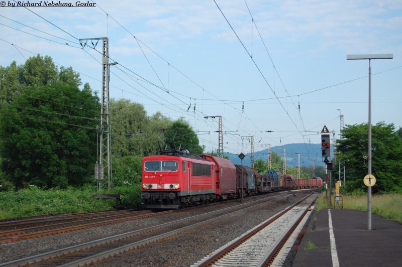 155 138 durchfhrt am 07.06.08 Kreiensen Richtung Sden.