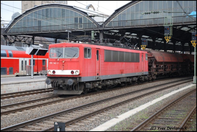155 142, Aachen Hbf, 28.02.2009
