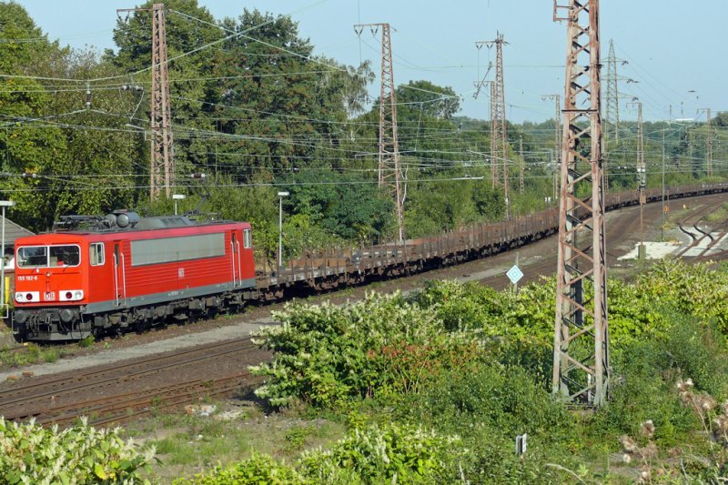 155 192-8 in Recklinghausen-Ost 8.9.2009