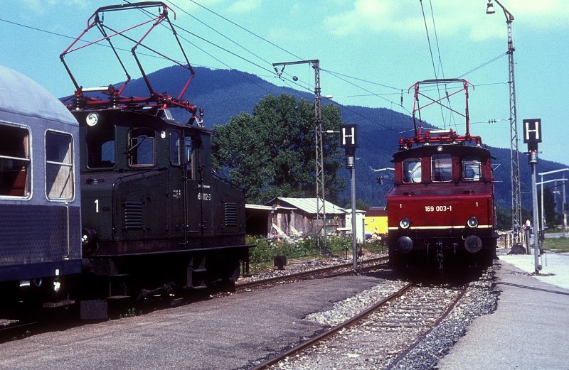 169 003 + 002  Unterammergau  23.07.77