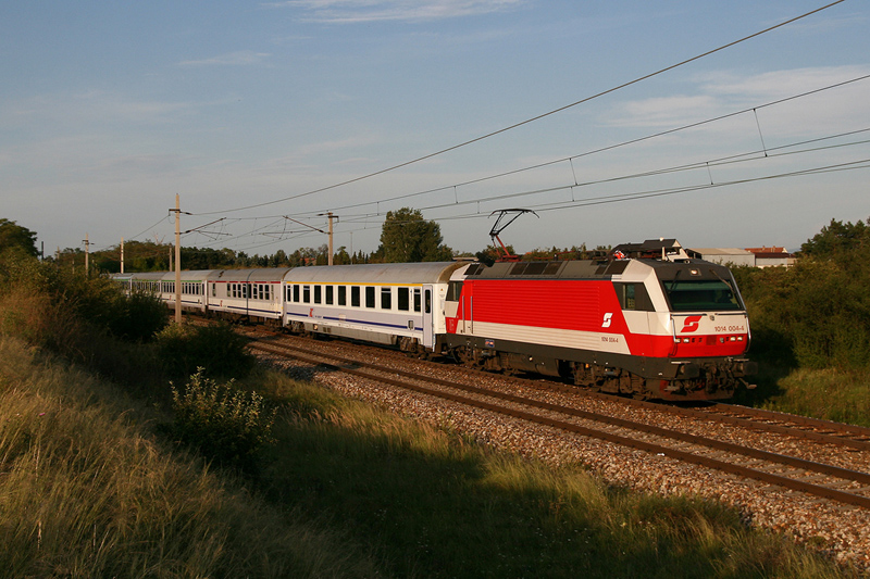 17.8.09 Noch ist die 1014 ein Alltagsbild, fragt sich wie lang dies