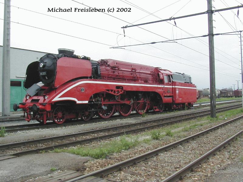 18 201; Frachtenbahnhof Wien Ost; 05-05-2002