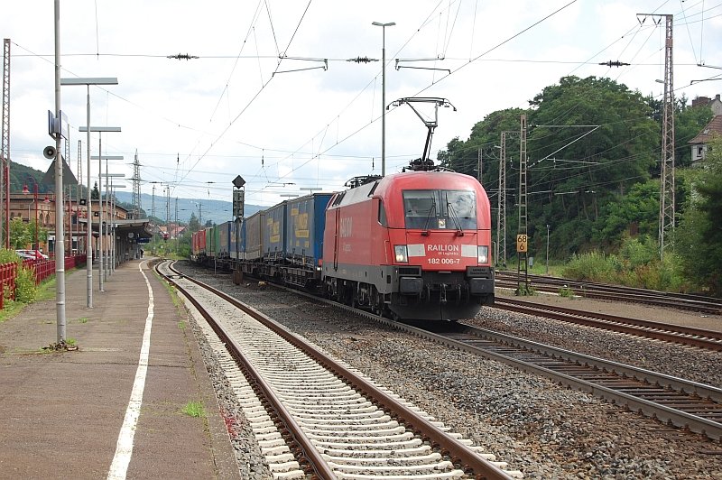 182 006 mit KLV am 19.7.2008 durch Kreiensen -> Freden