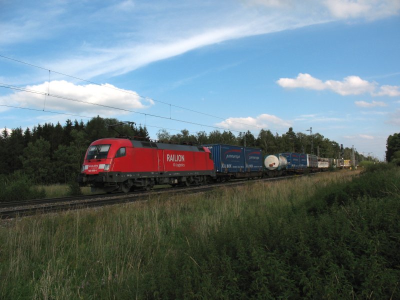 182 009 am 22.8.07 in Hattenhofen