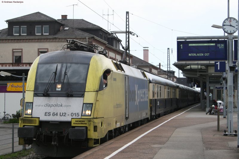 182 515 mit dem DPE 91717 in Offenburg mit 10+ am 20.4.08