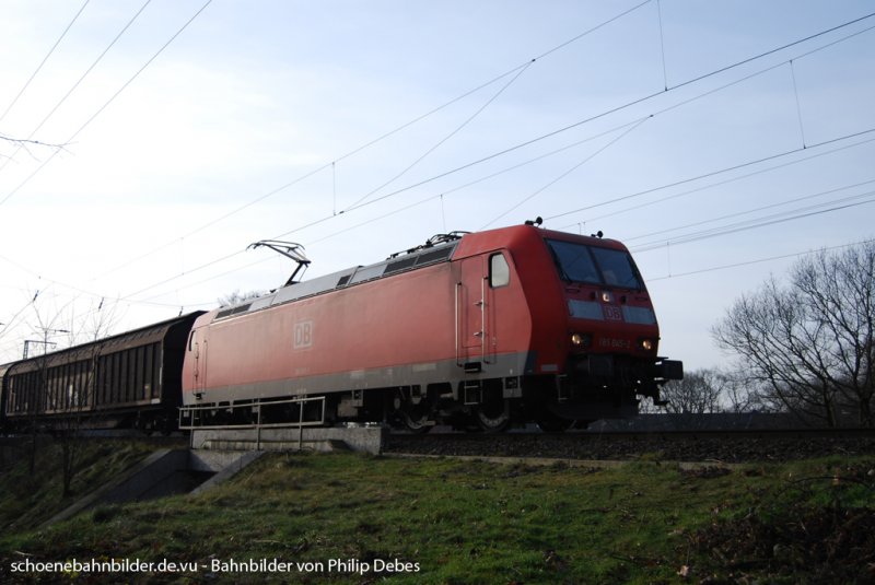 (185 045-2) Meine lieblings Lok, am 8. Dezember 2008