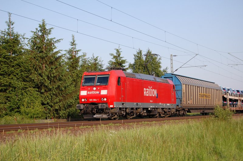 185 084-1 Railion am 25.05.2009 bei Woltorf