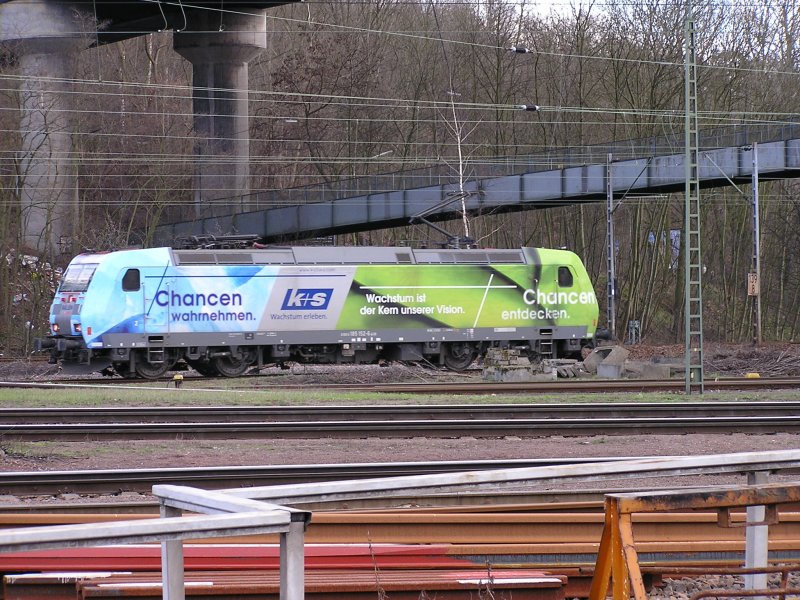 185 152-6 am 02.03.2007 in Saarbrcken.