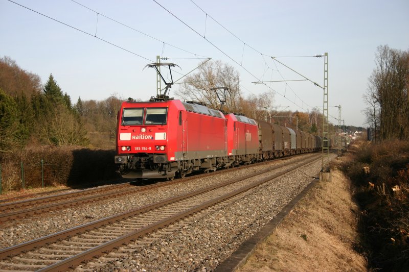 185 194 + 185 191 zw.Rutesheim und Renningen 15.01.2008