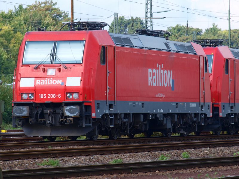 185 208-6 abgestellt in Aachen West